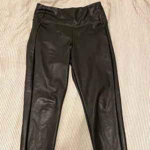 Athleta faux leather leggings